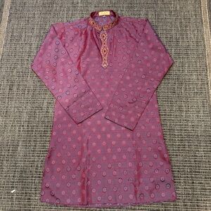 Redile Casual Long Sleeve  Dress with Mandarin Collar